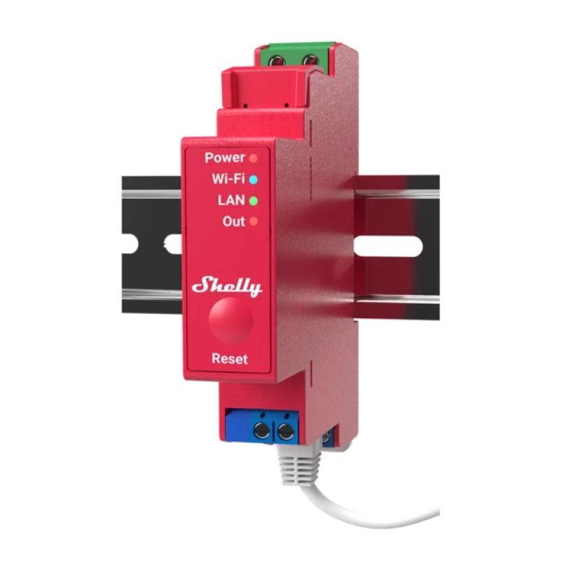 Shelly Pro 1PM Power Relay Pink Aparaty elektryczne/Aparatura instalacyjna Your Sports Performance