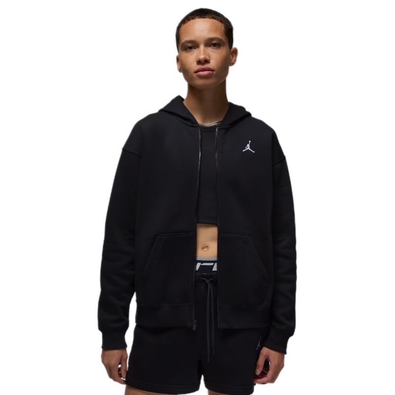 Air Jordan Brooklyn Fleece Jumpman Full-Zip Hoodie Black - FV7167-010 AIR Jordan