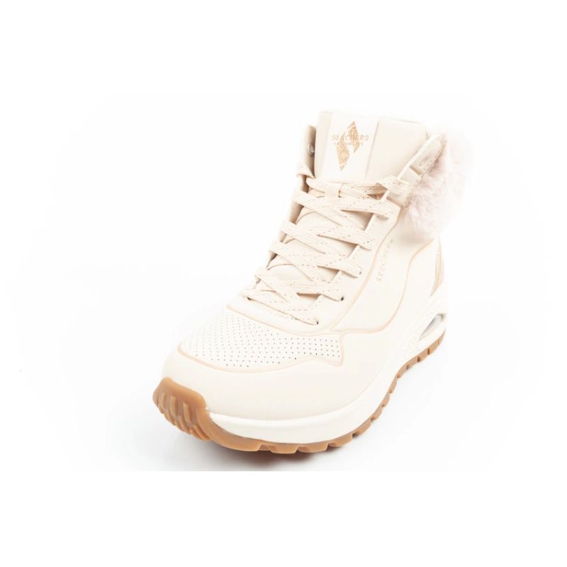 Skechers Uno Rugged women's sports shoes insulated winter ankle boots beige Skechers