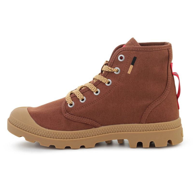 PALLADIUM PAMPA HI HTG GUM IRISH BROWN 74988-219