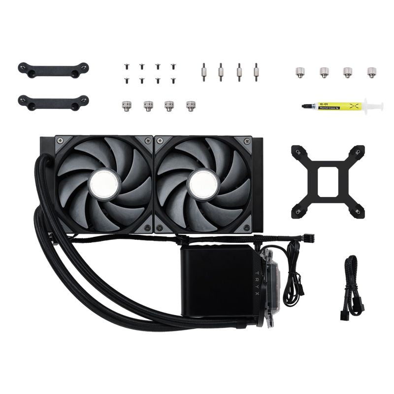 Complete TRYX PANORAMA 240 mm water cooling - AMD Socket AM4 (Ryzen) - AMD Socket AM5 (Ryzen Zen4) Chłodzenie/Chłodzenie - wentylatory Your Sports Performance