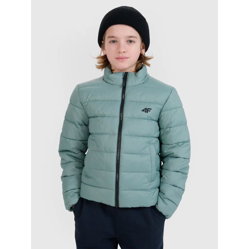 Boy's down jacket with synthetic filling 4F 4FJWSS25TDJAM520-41S *Kategoria tymczasowa Your Sports Performance
