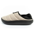 Crocs men's shoes slippers Classic Puff Moc slippers beige insulated Crocs