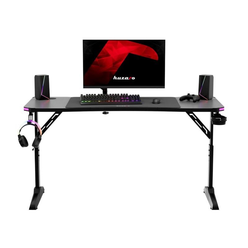 Huzaro Hero 3.6 RGB Black Gaming Desk Gaming PC/Stoliki i biurka Your Sports Performance