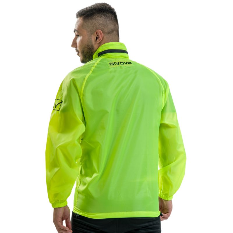 Jacket Givova Rain Basico Fluo RJ001 0019 Clothing/Football/Givova Givova