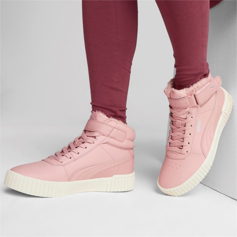 Puma CARINA 2.0 MID WTR women's winter shoes insulated sneakers made of eco-leather pink (385852-04) In preparation Your Sports Performance