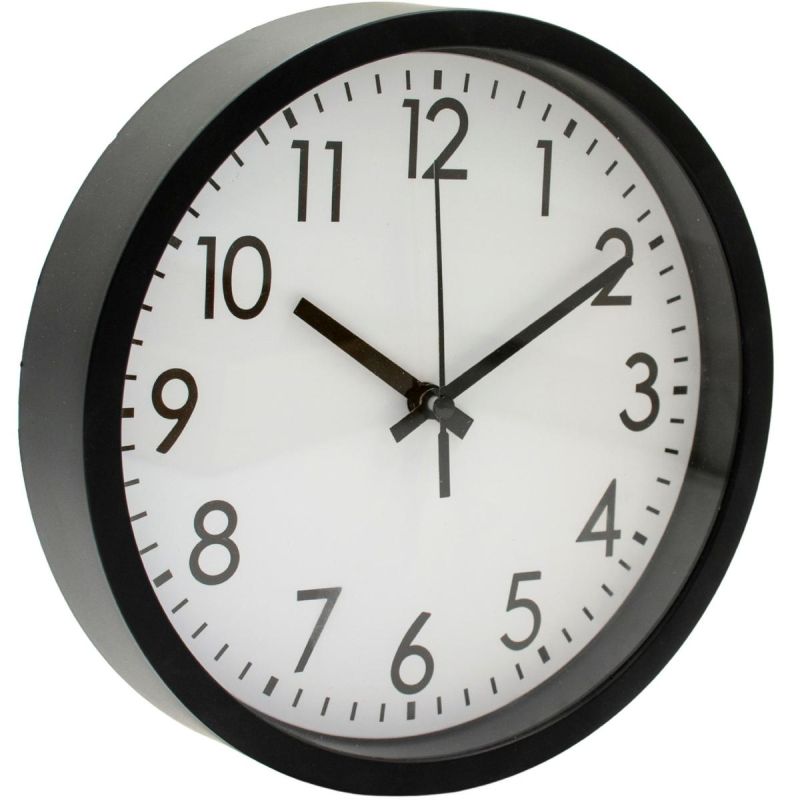 PP WALL CLOCK 20CM BLACK Home and Garden/Equipment Your Sports Performance