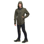 Alpinus Roignais Men's Windproof Softshell Rain Jacket Olive - MK18863 Odzież/Odzież na co dzień Your Sports Performance