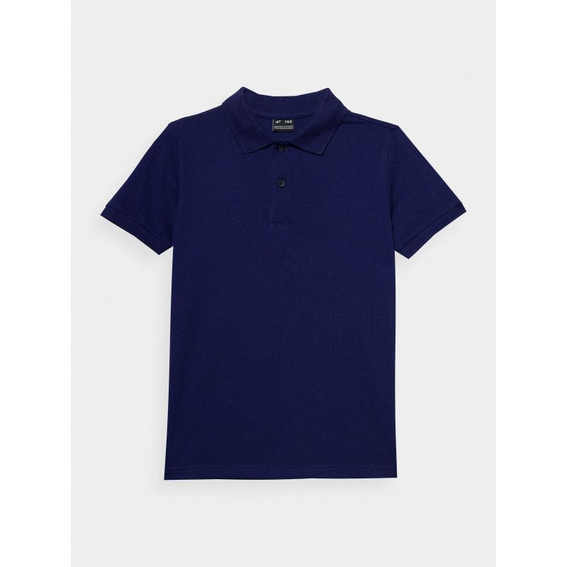 Boy's 100% cotton plain polo shirt 4F *Kategoria tymczasowa Your Sports Performance