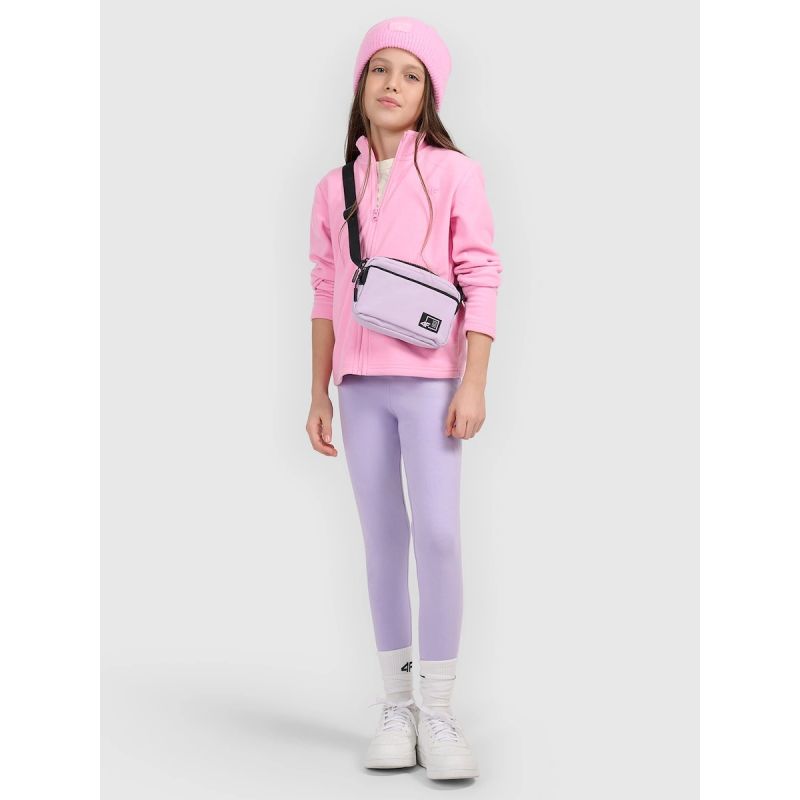 Regular fleece without hood for girls 4F 4FJRSS26TFLEF507-56S 4f
