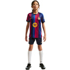 Nike FC Barcelona 2026/27 Stadium Home Kids' Jersey Burgundy Blue II1624 683