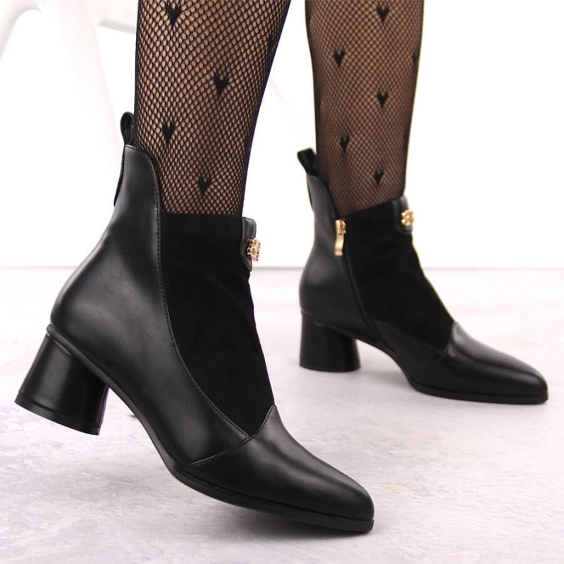 D&amp;A S.Barski Premium Collection W OLI232A black high-heeled ankle boots Footwear/Outdoor/S.Barski Your Sports Performance