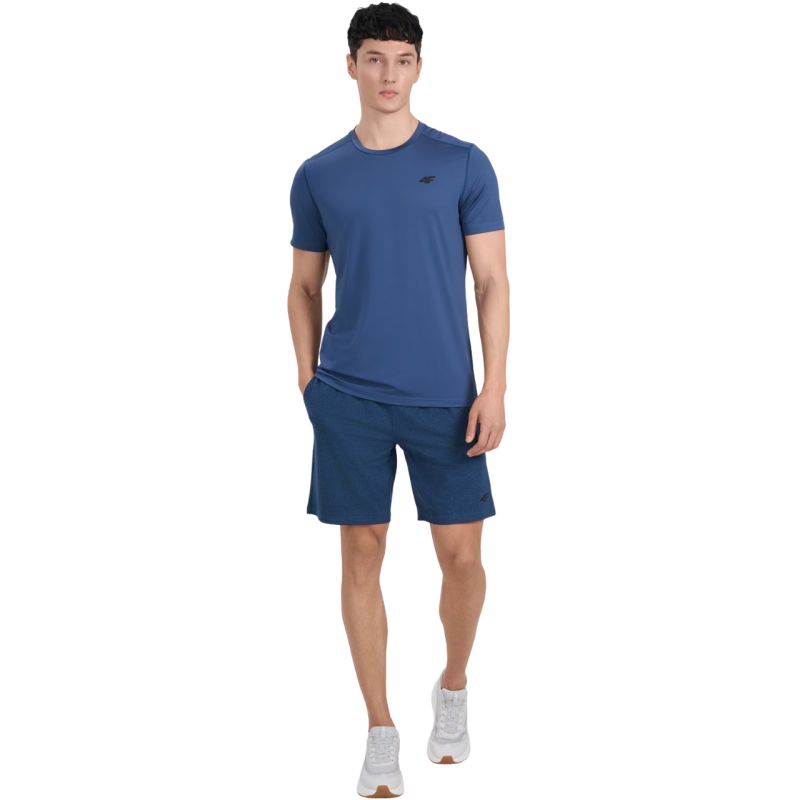 Men's T-shirt 4F FNK M1521 denim 4FWAW25TFTSM1521 32S In preparation Your Sports Performance