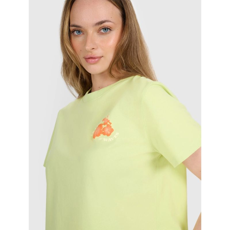 Women's oversize printed T-shirt 4F 4FRSS25TTSHF3160-73S 4f