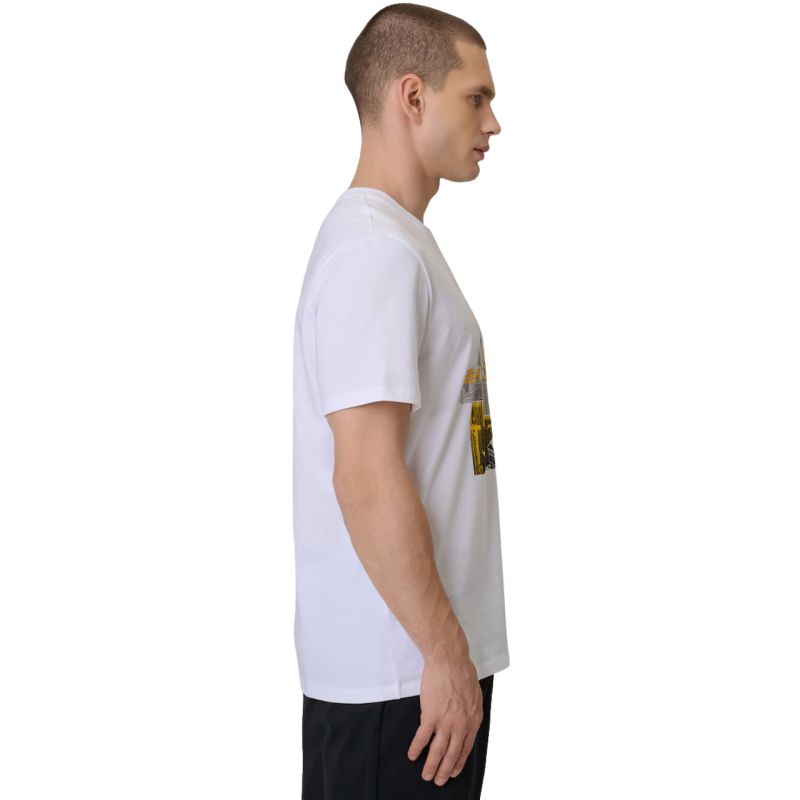 Men's T-shirt 4F M2660 white 4FWSS26TTSHM2660 10S