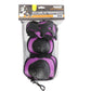 Protectors set Nils Extreme PURPLE size M H110 Accessories/Protectors and knee pads Your Sports Performance