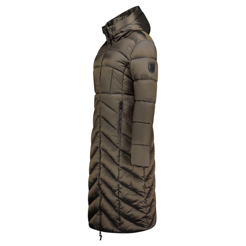 Geographical Norway Blanche Long Kaki DB Lady 0116 Kaki Women's Jacket (WZ5491F/GN-Kaki) Geographical Norway