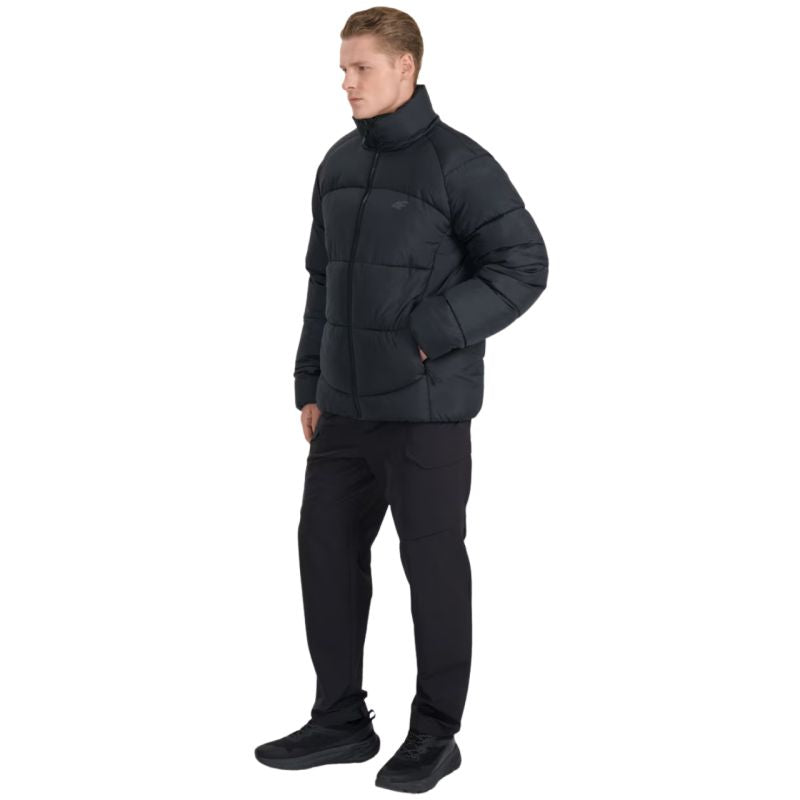 Men's down jacket 4F M0707 deep black 4FRAW25TDJAM0707 20S 4f