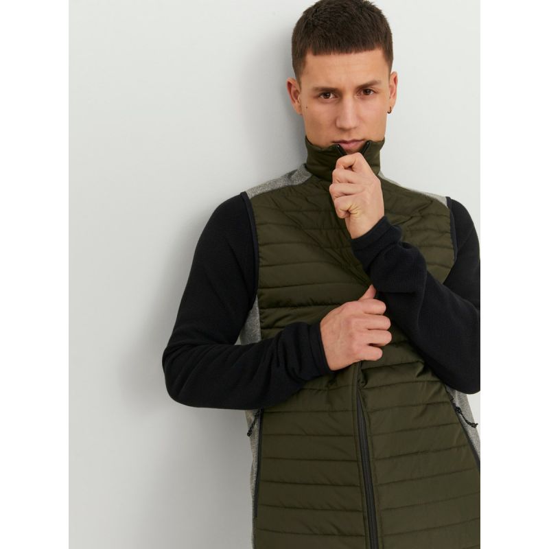 Jack &amp; Jones Jjemulti Bodywarmer Collar Noos M 12200684ROSIN Clothing/Outdoor/Jack & Jones Your Sports Performance