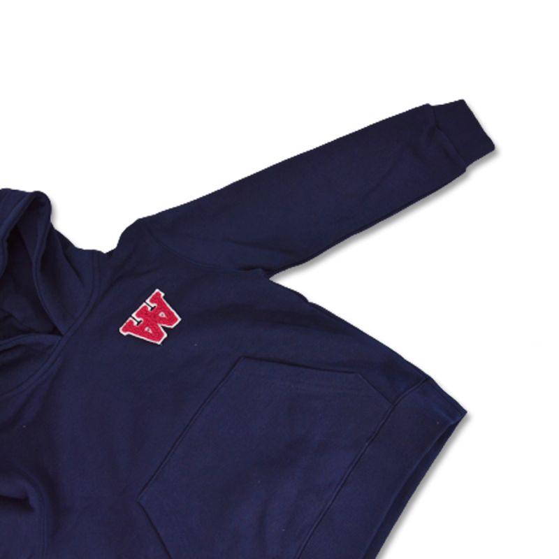 Wood Wood Izzy AA kids hoodie navy blue - 10235605-2424-Navy Odzież/Odzież na co dzień Your Sports Performance