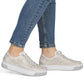 Women's comfortable, soft, beige openwork shoes Rieker L8849-60 Rieker