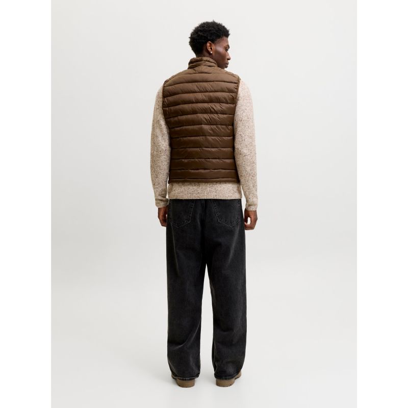 Jack&Jones Men's Vest JJEKINGSLEY LIGHT BODYWARMER COLLAR NOOS 12298870 COCCA