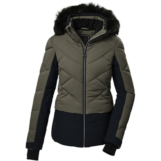 Killtec KSW 102 women's ski jacket, quilted, with a detachable hood, brown (42039/311) In preparation Your Sports Performance
