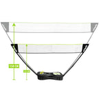 VIRTUFIT 2-IN-1 PORTABLE BADMINTON AND TENNIS SET - INCLUDES CASE AND RACKETS In preparation Your Sports Performance