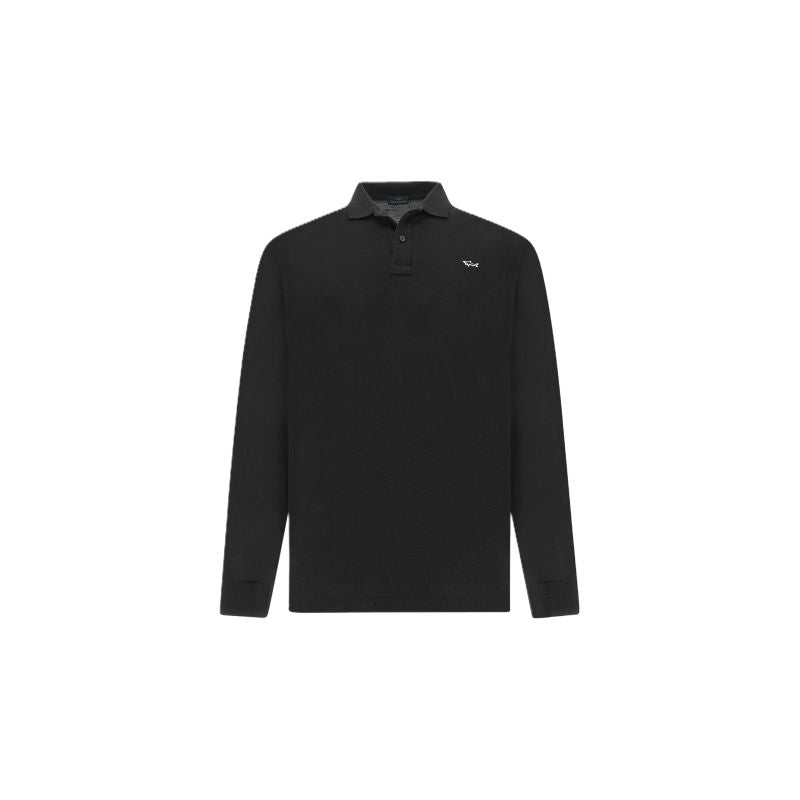 Paul&Shark men's cotton polo shirt black 99311003-11 - classic, elegant
