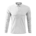 Malfini Single J. LS M MLI-21100 white polo shirt Clothing/Lifestyle/T-shirts/Malfini Malfini