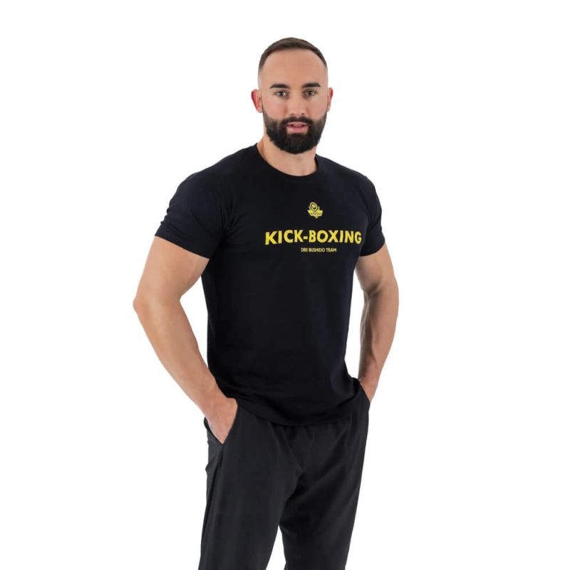 Cotton T-shirt "Kick-boxing" - M ODZIEŻ - Koszulki treningowe Your Sports Performance