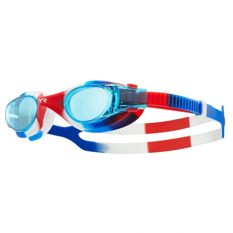 TYR Vesi Tie Dye Youth Fit Swimming Goggles