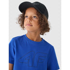 Boy's printed T-shirt 4F 4FJWMM00TTSHM1627-36S