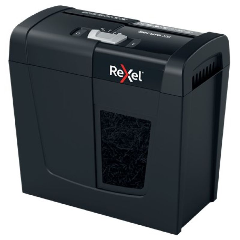Rexel Secure X6 Shredder, (P-4), 6 sheets, 10 l bin Urządzenia biurowe/Niszczarki Your Sports Performance
