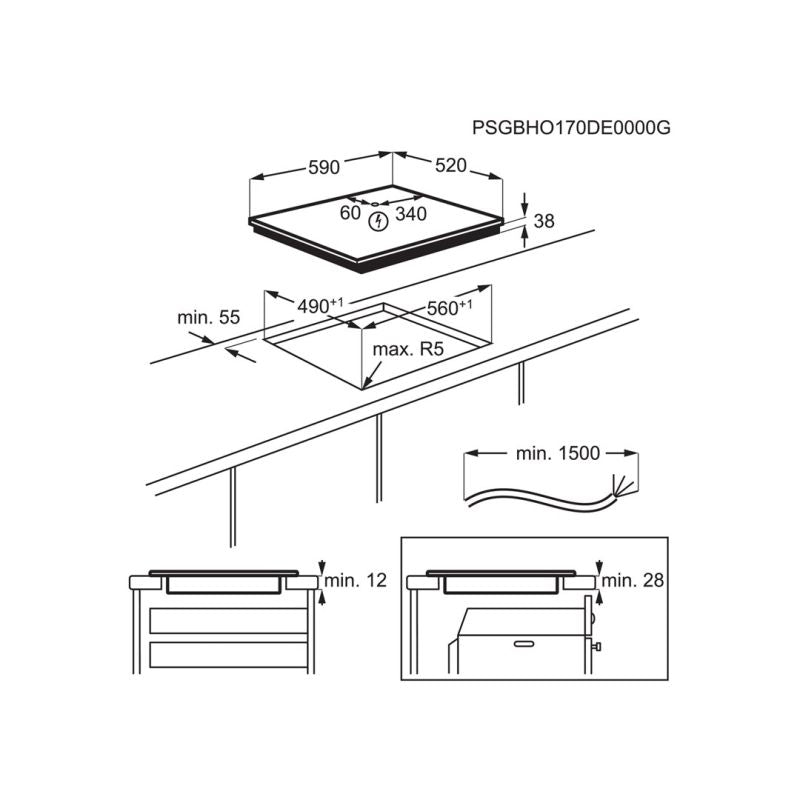 Electrolux EHF 6343FOK ceramic hob (4 cooking zones; black) AGD - Produkty/Płyty grzejne do zabudowy Your Sports Performance