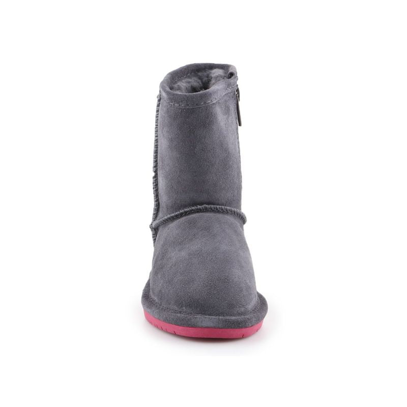 BearPaw Emma Toddler Zipper Jr 608TZ-903 Charcoal Pomberry winter shoes Footwear/Outdoor/UGG Your Sports Performance