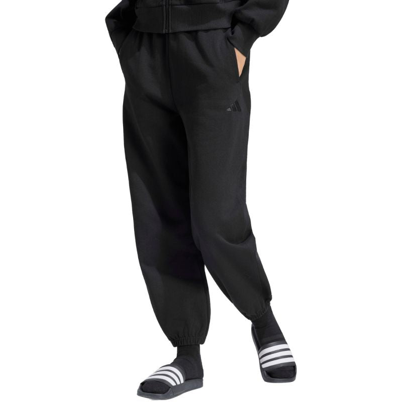 adidas Kit Small Logo Regular Cuffed Women's Pants Black KU7935