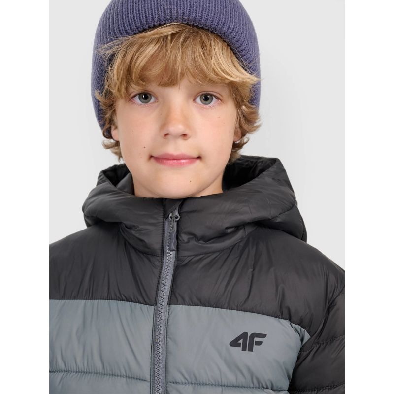 Boy's down jacket with synthetic filling 4F 4FJRAW25TDJAM0770-25S *Kategoria tymczasowa Your Sports Performance