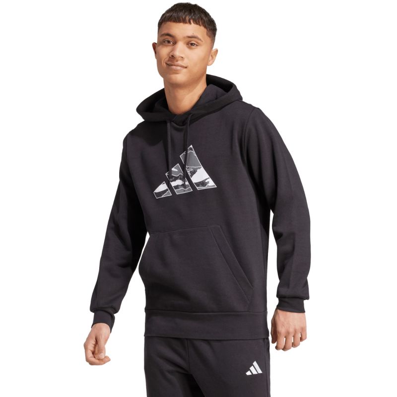 Adidas Camo 3B Hoodie M JM6378 sweatshirt adidas