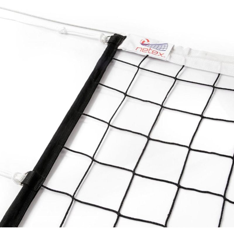 PROFESSIONAL VOLLEYBALL NET WITH ANTENNAS BLACK IV mlw NETEX Sport/Siatkówka/Siatki I Słupki Your Sports Performance