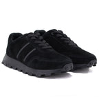 Leather platform sneakers black S.Barski