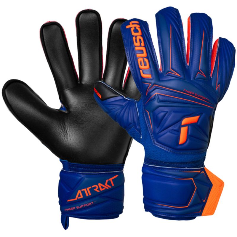 Reusch Attrakt Infinity Finger Support Gloves 56 70 710 4127 Reusch