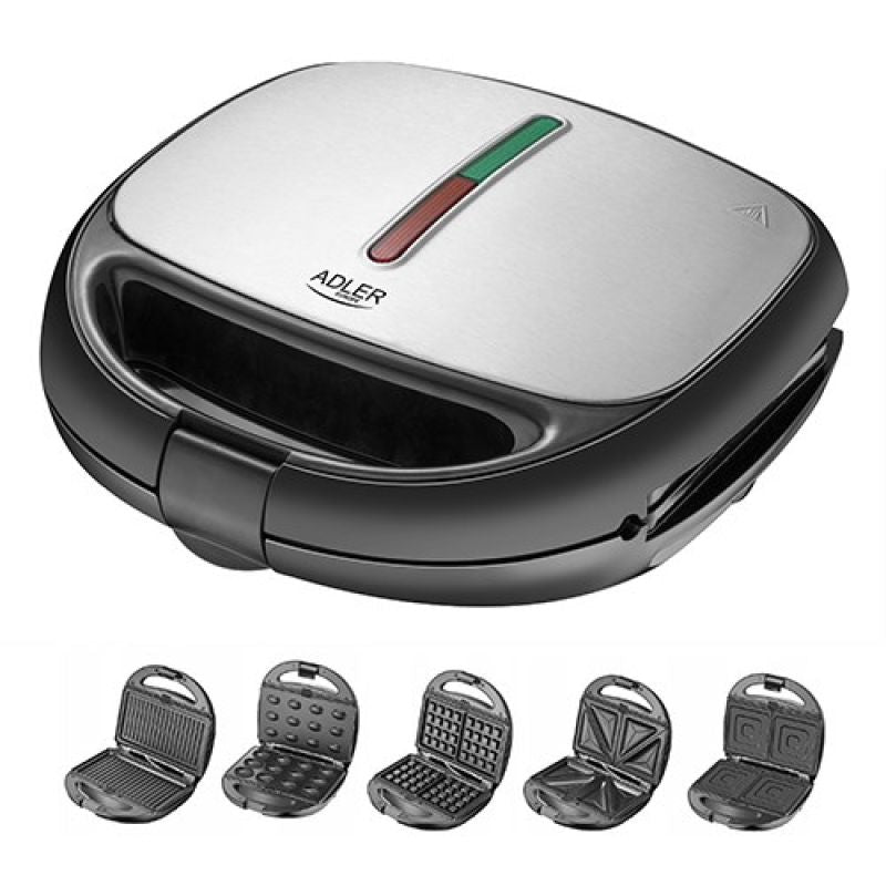 Adler AD 3040 sandwich maker (800W; black) AGD - Produkty/Opiekacze Your Sports Performance
