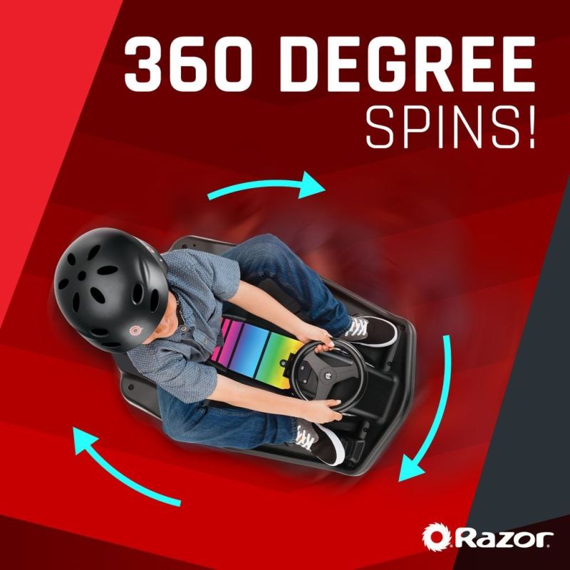 Razor CRAZY CART Shift Lightshow Lithium - Electric Drift Car Kid/Toys Your Sports Performance