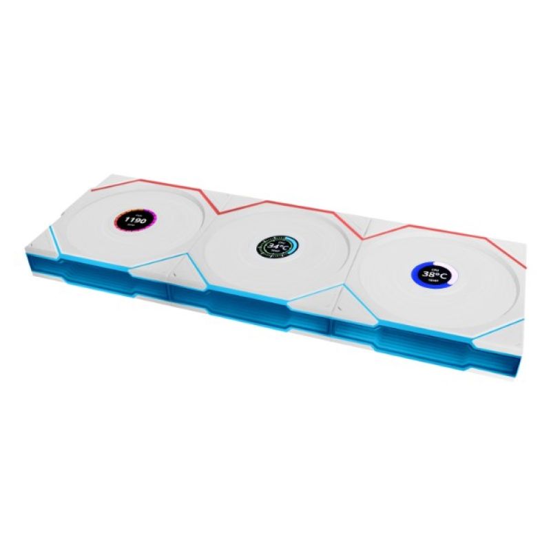 120mm ARGB TL Wireless LCD Fan White Chłodzenie/Chłodzenie - wentylatory Your Sports Performance