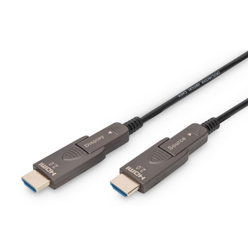 AOC HDMI 2.0 Premium High Speed Ethernet Hybrid Cable 4K60Hz UHD HDMI D/A HDMI D/AM/M Black 30m Kable, gniazda i wtyki/Kable sieciowe Your Sports Performance