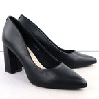 Black pumps with pointed toe, black Sergio Leone PB216 Footwear Your Sports Performance