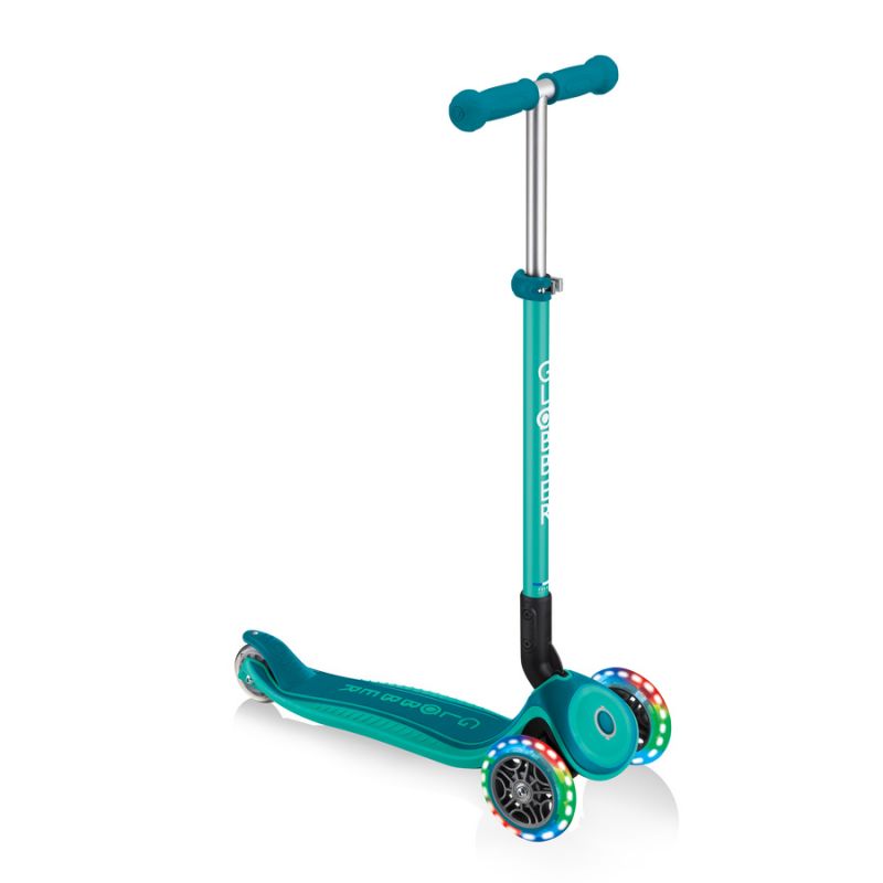 Scooter 3 wheels Globber Primo Foldable Plus Lights Jr 439-107 Accessories/Skating/Hulajnogi Your Sports Performance