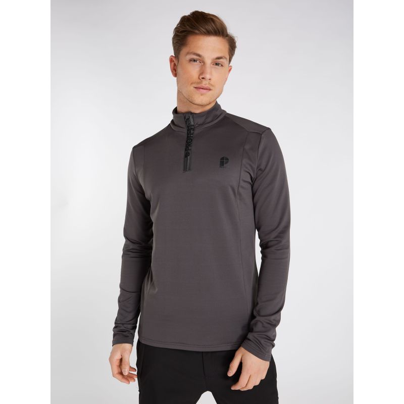 Men’s Funnel-Neck Sweatshirt Protest WILL, Grey