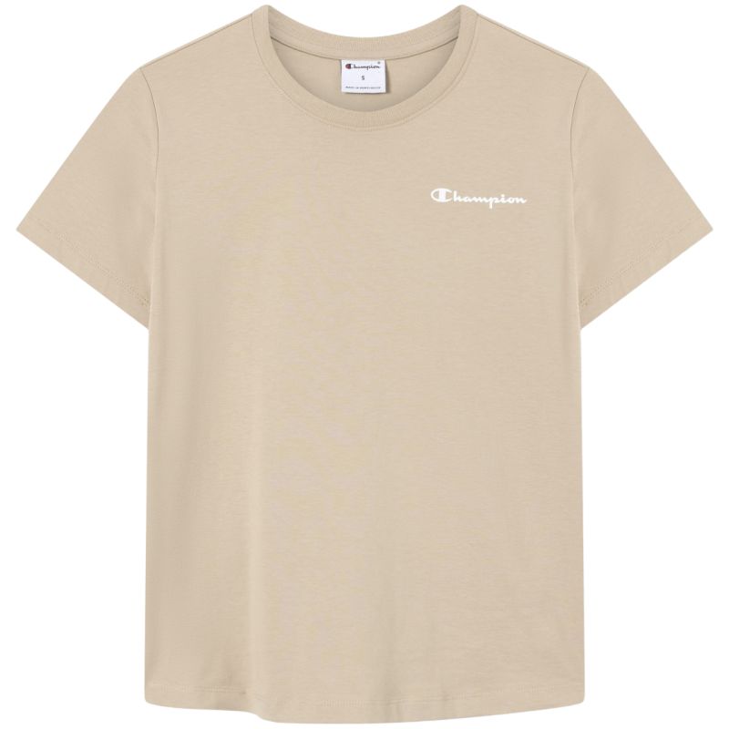 Champion Women's Short Sleeve T-shirt Beige 118408 MS041